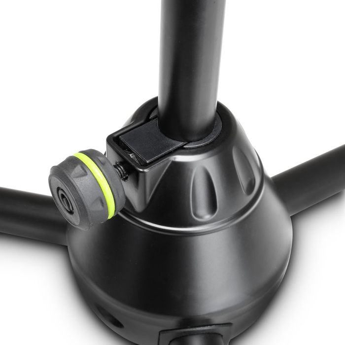 Gravity Short Heavy Duty Microphone Stand with Folding Tripod Base