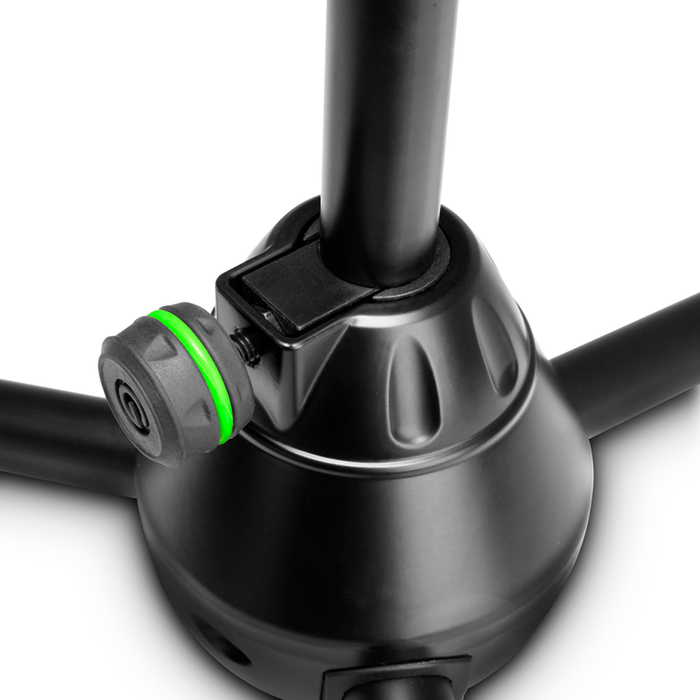 Gravity Microphone Stand with Folding Tripod and 2-Point Adjustment