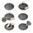 Gravity Loudspeaker Stand with Base and Cast Iron Weight Plate
