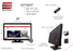 SANTOSOM IT Kit, Monitor touch 24" + cover + True + access.