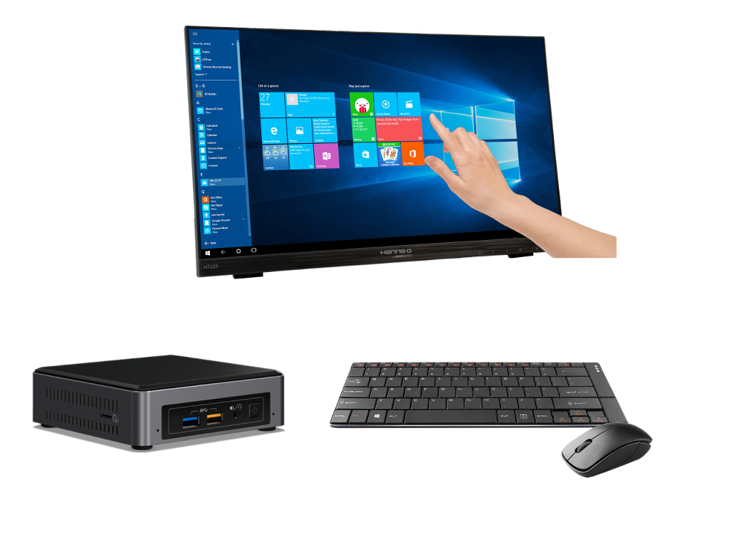 Santosom KIT INTEL NUC 10 PERFORMANCE + TOUCH FHD 21,5"