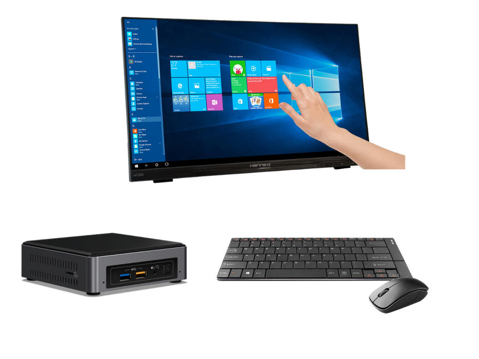 Santosom KIT INTEL NUC 10 PERFORMANCE + TOUCH FHD 21,5"