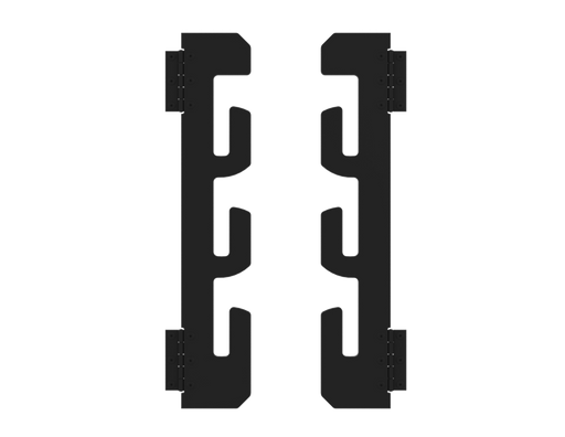 SANTOSOM ACCESSORY Racklight® Lateral support kit with LED lighting, 10U