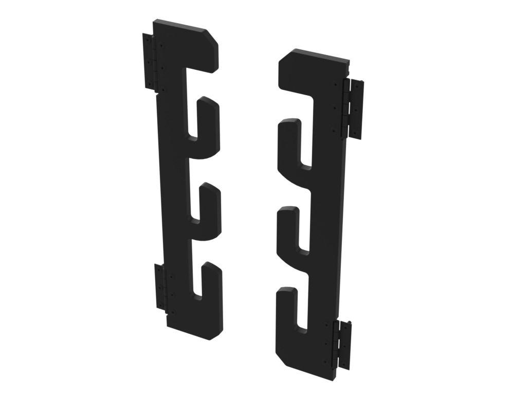 SANTOSOM ACCESSORY Racklight® Lateral support kit with LED lighting, 10U