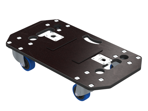 Santosom Accessory Kit wheel Support + 4 Wheels 80mm (2 With Brake)