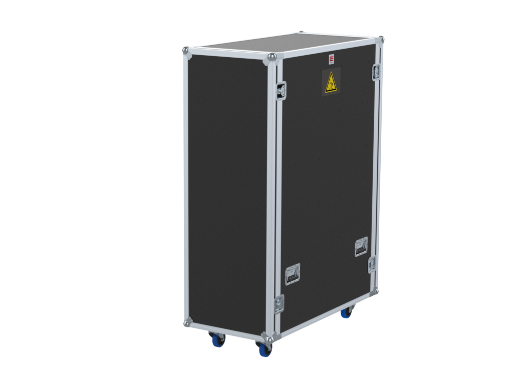 SANTOSOM Flight case PRO, 20x ROE Ruby 2.3 (500x500x73)