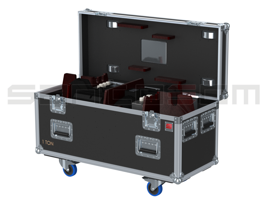 Santosom Rigging Flight case PRO, 2x Vicinay ABK101-1004U 1T