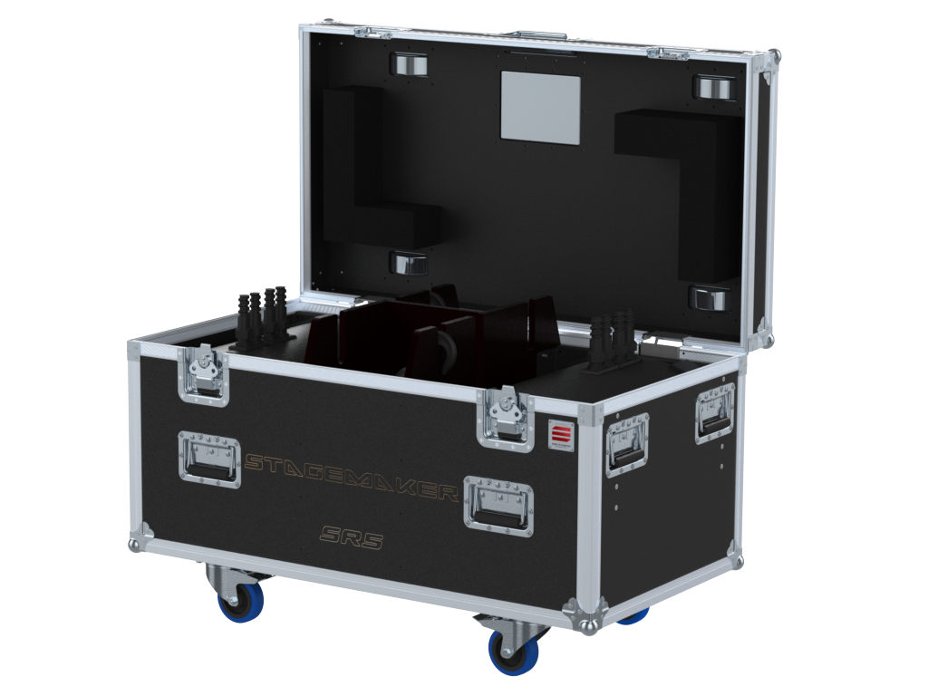 Santosom Rigging Flight case, 2x Verlinde Stagemaker D8 SR5
