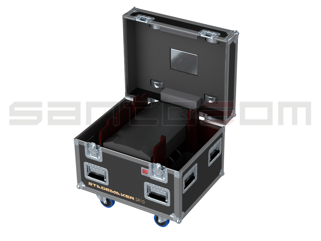 Santosom Rigging Flight Case PRO, Verlinde Stagemaker D8 SR10