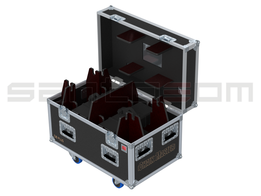 Santosom Rigging Flight case PRO, 2x ChainMaster D8+
