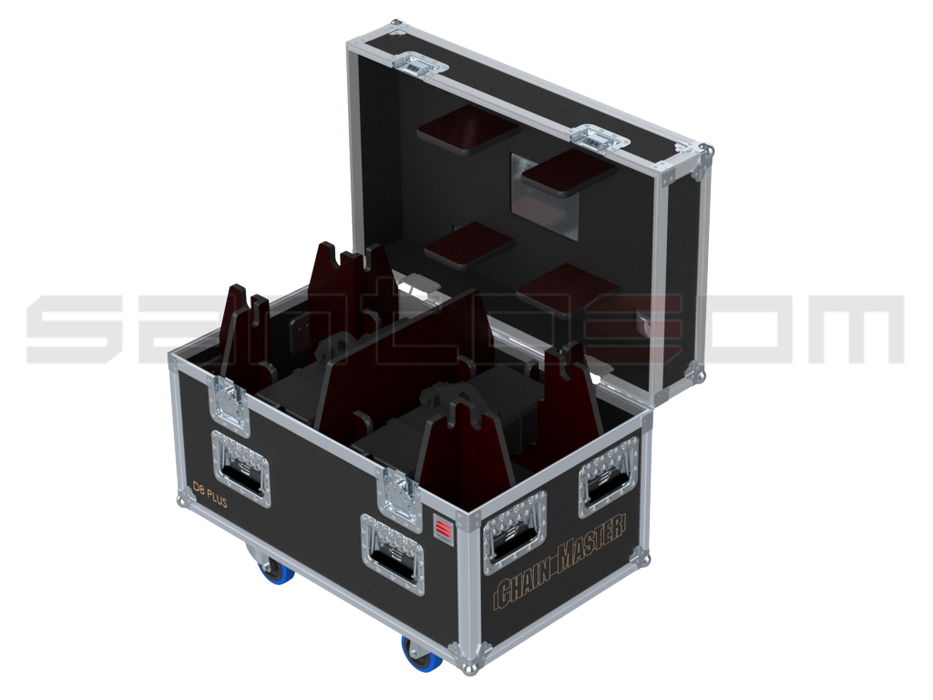 Santosom Rigging Flight case PRO, 2x ChainMaster D8+