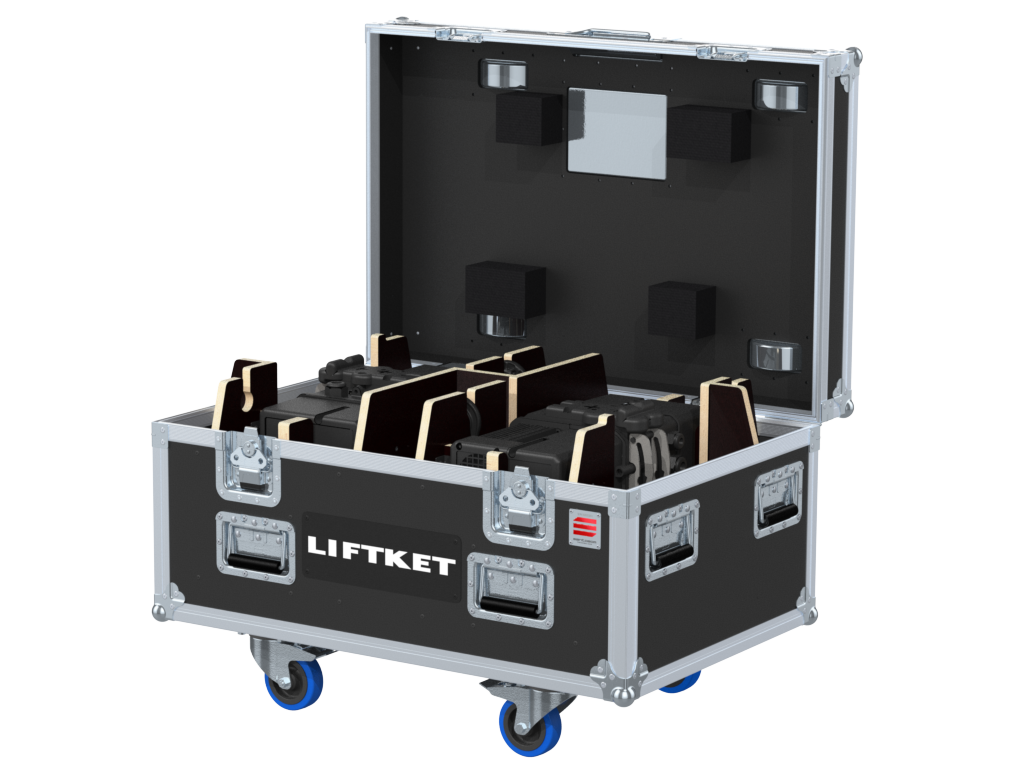 Santosom Rigging Flight case PRO, 2x LIFTKET STAR 500Kg