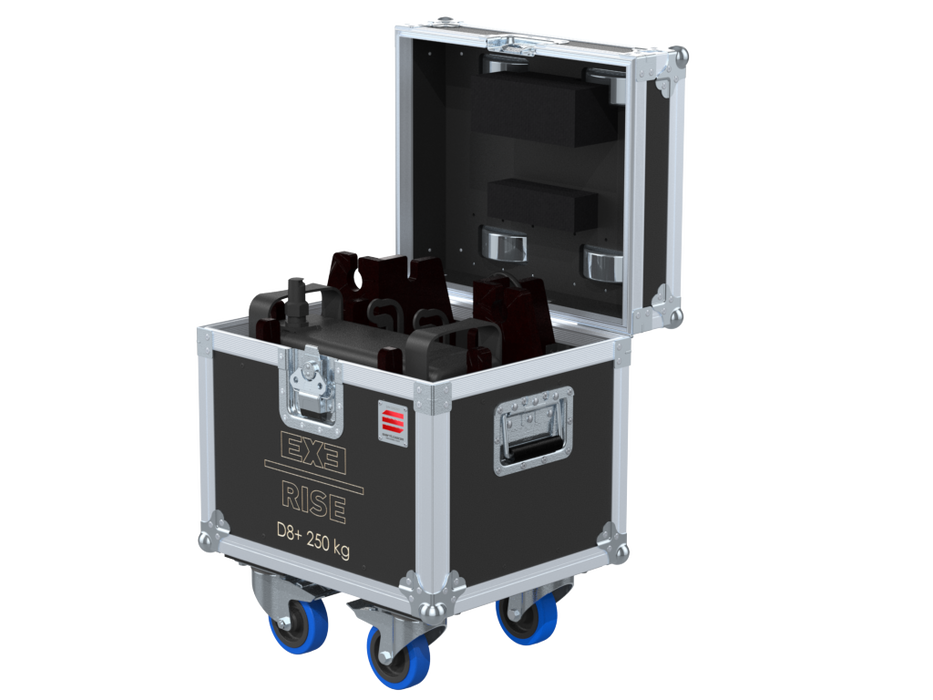 Santosom Rigging Flight case PRO, 1X EXE-RISE D8+ 250Kg