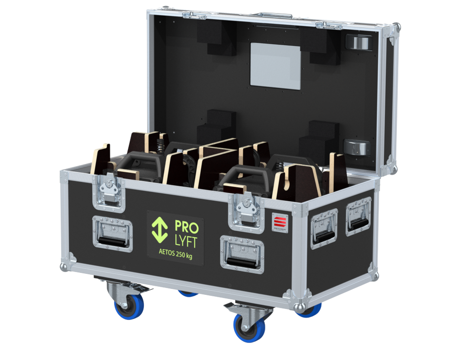 Santosom Rigging Flight case PRO, 2x Prolyft Aetos 250Kg