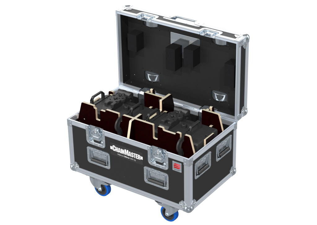 Santosom Rigging Flight case PRO, 2x Chainmaster ULTRA 500Kg