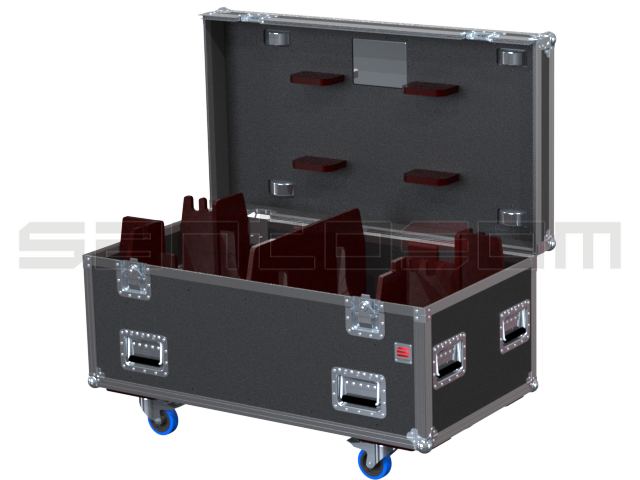Santosom Rigging Flight case PRO, 2x CM Lodestar D8 Mod. J/JJ/L/LL/R/RR