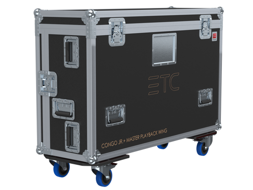 Santosom Lighting controller Flight Case PRO, ETC Congo Jr. + Master Playback Wing