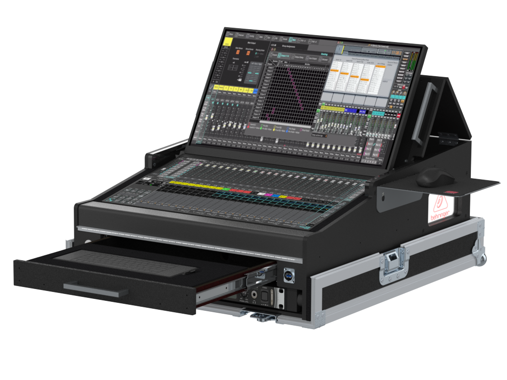 Santosom Flight case PRO-5R, Behringer X32 CORE