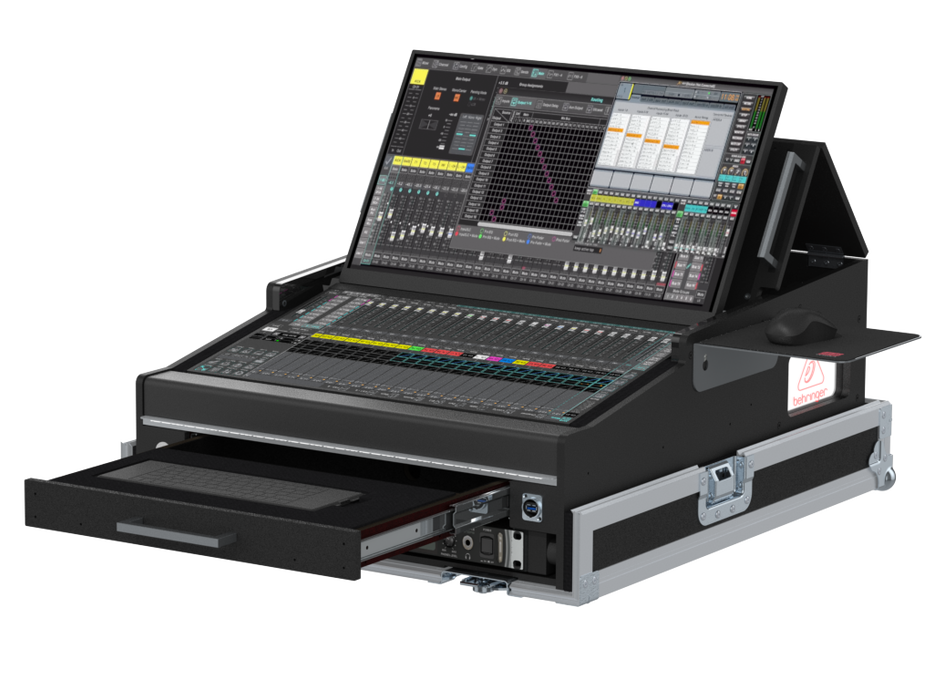Santosom Flight case PRO-5R, Behringer X32 CORE