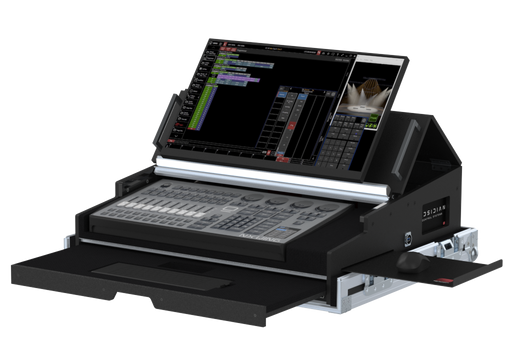Santosom Lighting controller Flight case PRO-5, Obsidian Control NX Wing