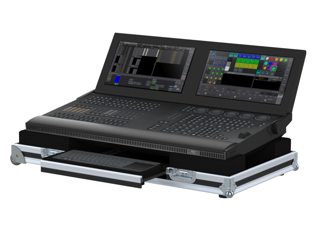 Santosom Flight case LW, GrandMA3 Compact XT (W/ Drawer)