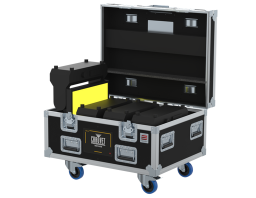 Santosom Blinder Flight Case PRO, 4x Chauvet Strike M