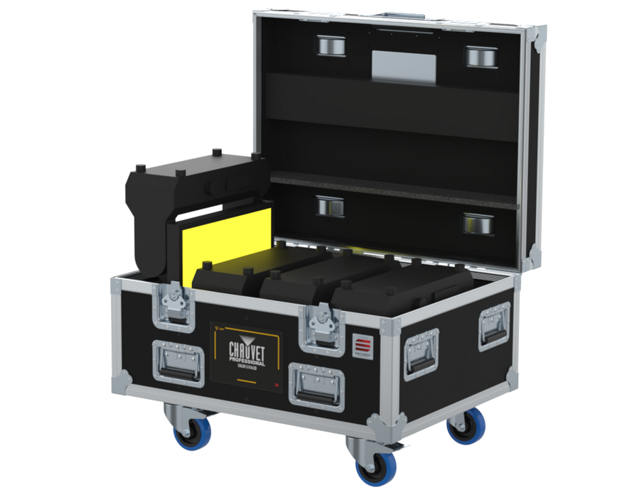 Santosom Blinder Flight Case PRO, 4x Chauvet Strike M