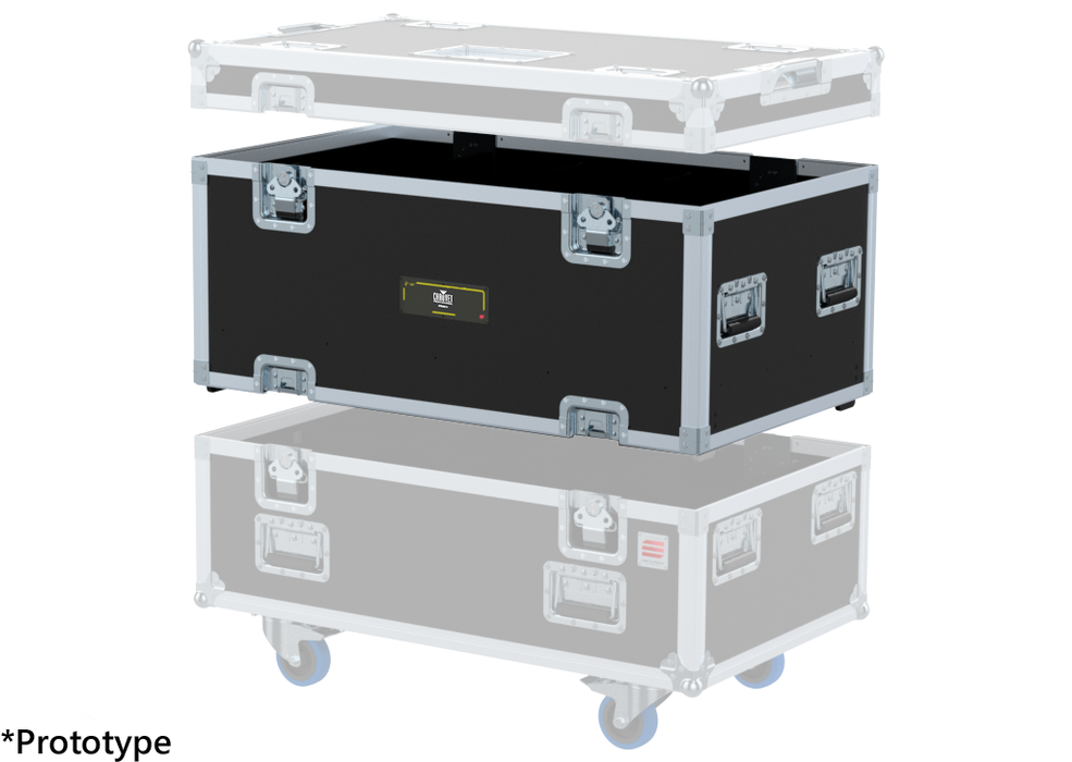 SANTOSOM LED WASH Flight case PRO-AS Extension, 4x Chauvet STRIKE V