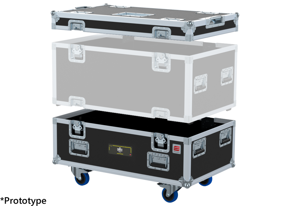 SANTOSOM Flight case PRO-AS, 4x Chauvet STRIKE V