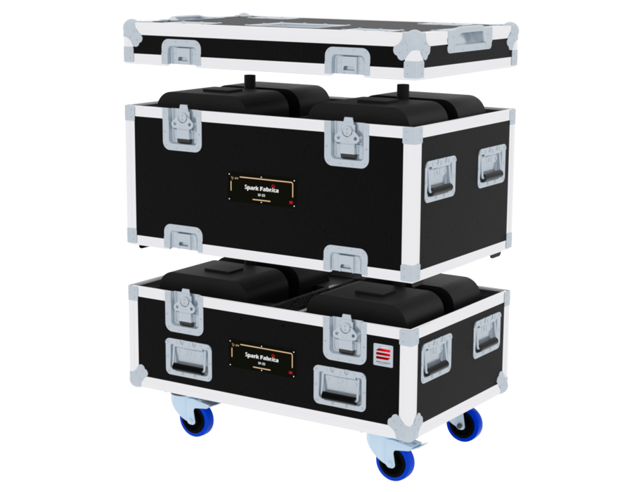 SANTOSOM Flight case Extension, 2x Spark Fabrica SF-Z5