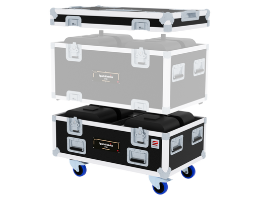 SANTOSOM Flight case PRO, 2x Spark Fabrica SF-Z5