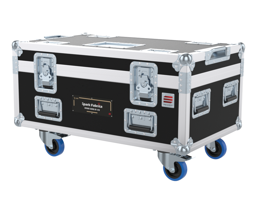 SANTOSOM Flight case PRO, 2x Spark Fabrica SF 10 (gerb)