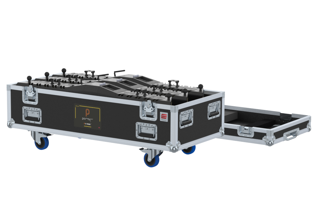 Santosom Blind Flight case PRO-AS, 3x Portman S-TRIBE
