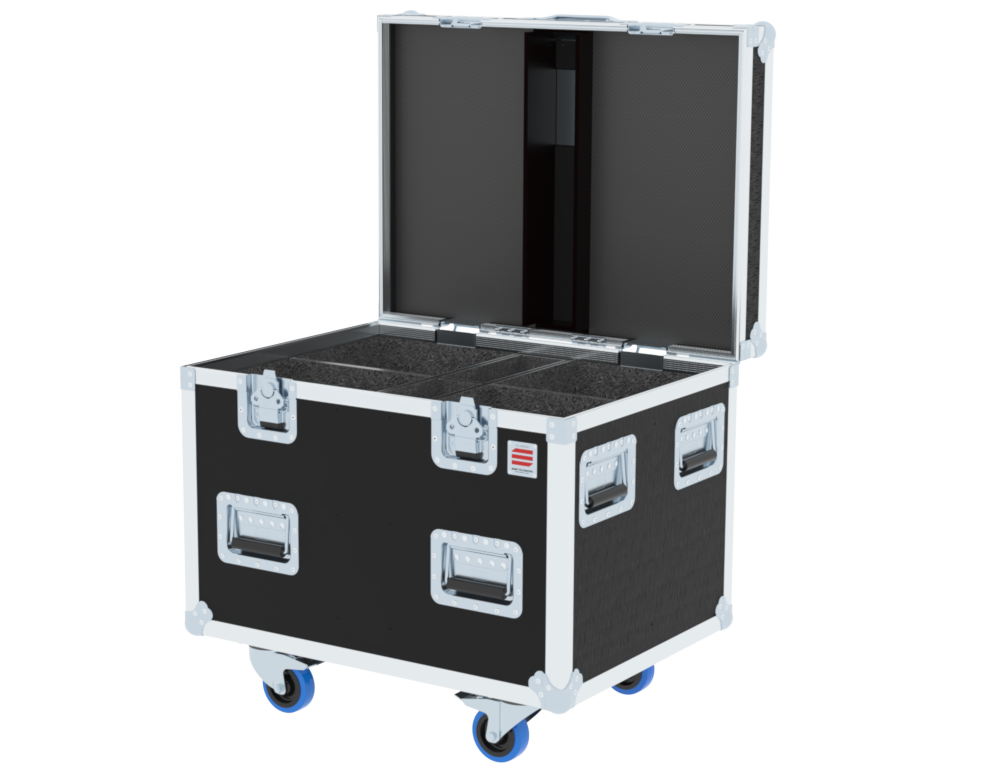 Santosom Flight case PRO-3, 6x Spot (315x270x520 ↗415 UID)