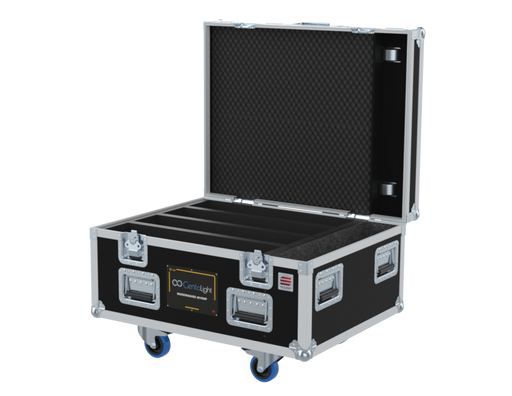 Santosom Projector Flight case PRO, 4x CentoLight MOODWASHER 4810WP