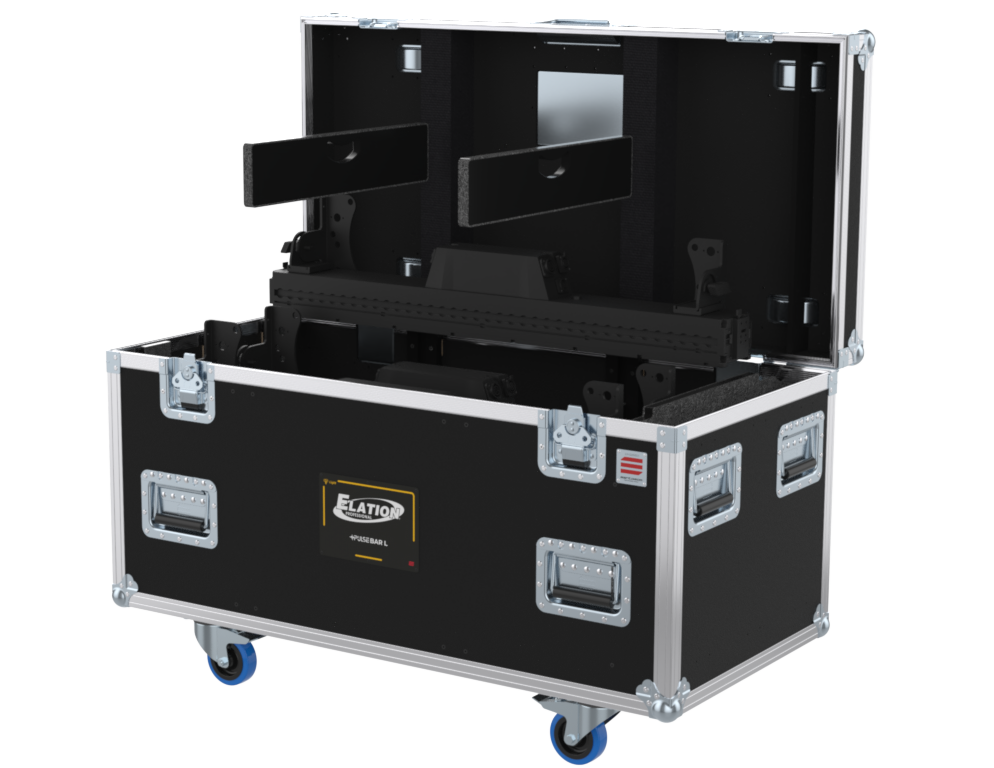 SANTOSOM Flight case PRO, 6x Elation Pulse Bar L