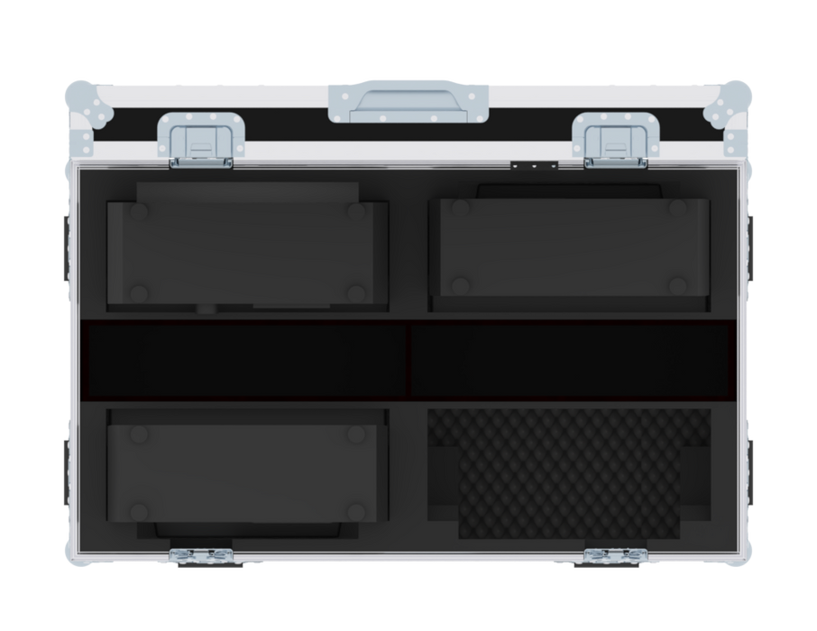 SANTOSOM LED WASH Flight case PRO-W, 4x Chauvet STRIKE V