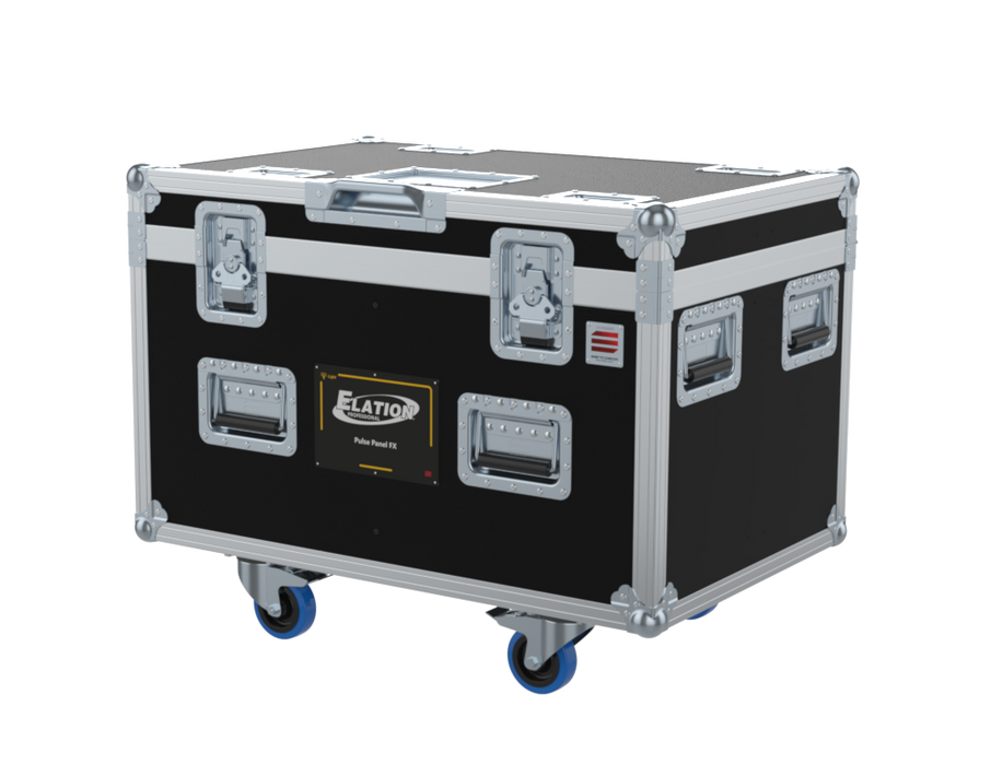 SANTOSOM Flight case PRO-W, 4x Elation Pulse Panel FX