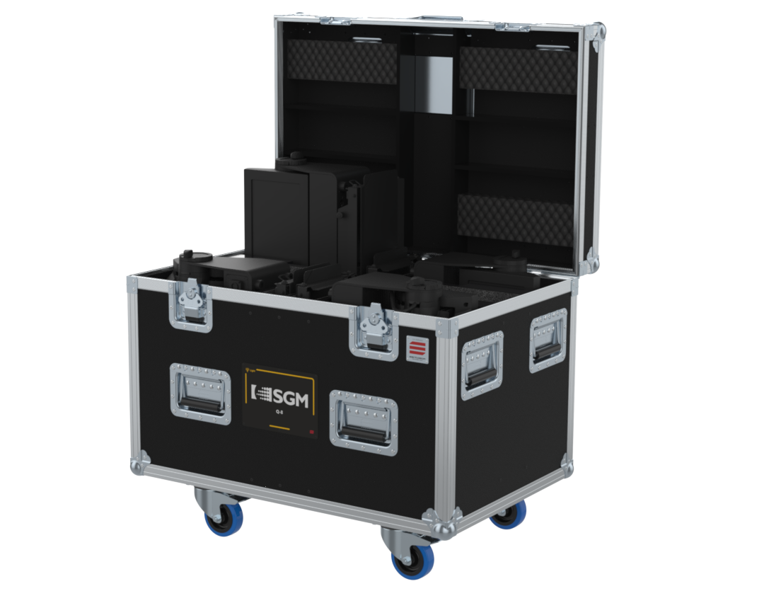 SANTOSOM LED WASH Flight case PRO-W, 4x SGM Q8