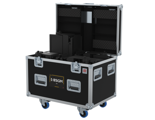 SANTOSOM LED WASH Flight case PRO-W, 4x SGM Q8