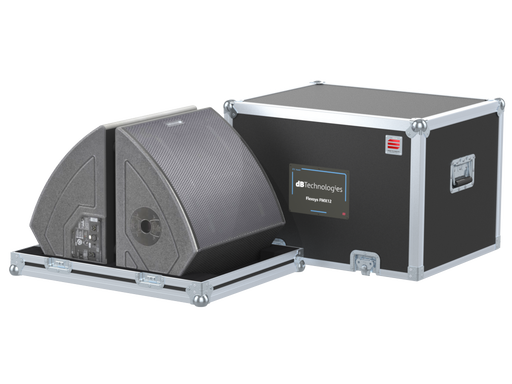 Santosom Monitor Flight case, 2x DB Technologies Flexsys FMX12