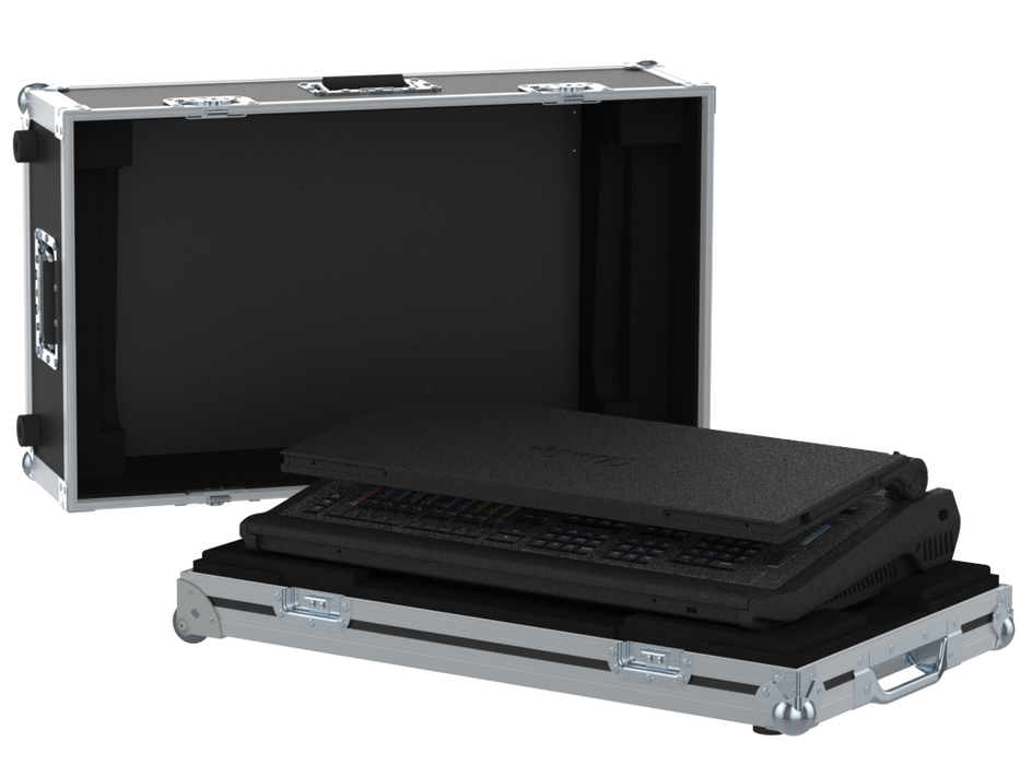 Santosom Lighting controller Flight case STD-2, CHAMSYS MagicQ MQ250M Stadium Console