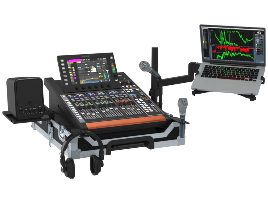 SANTOSOM Flight case, Behringer Wing compact (chariot et empilable)