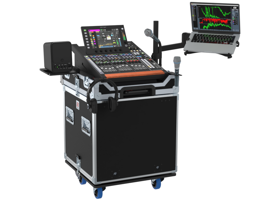 SANTOSOM Flight case, Behringer Wing compact (chariot et empilable)