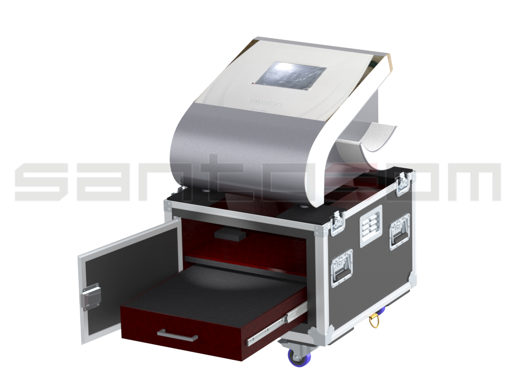 Santosom Medical Flight case, depiladora Cocoon Elysion
