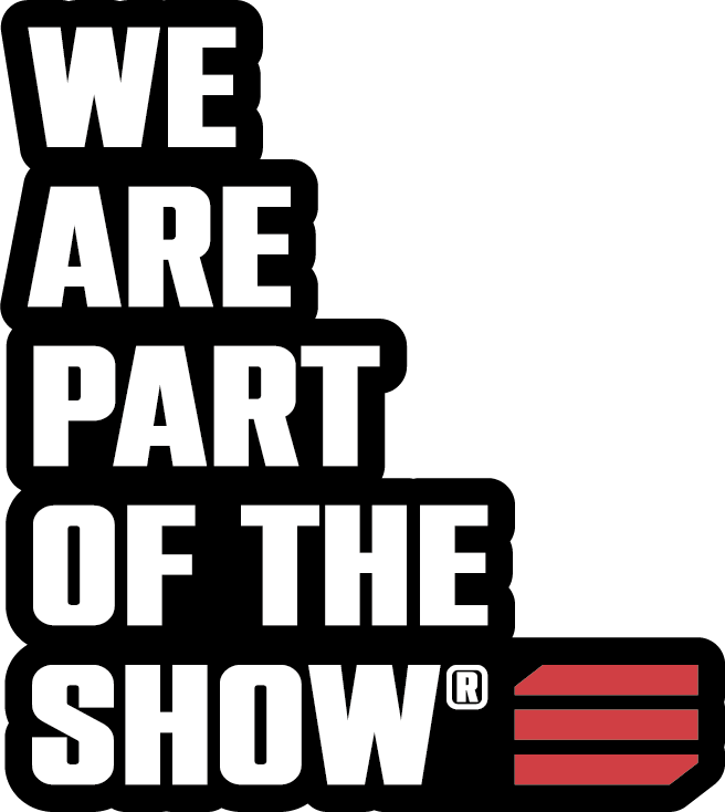 We Are Part Of The Show® Sticker (Vertical)