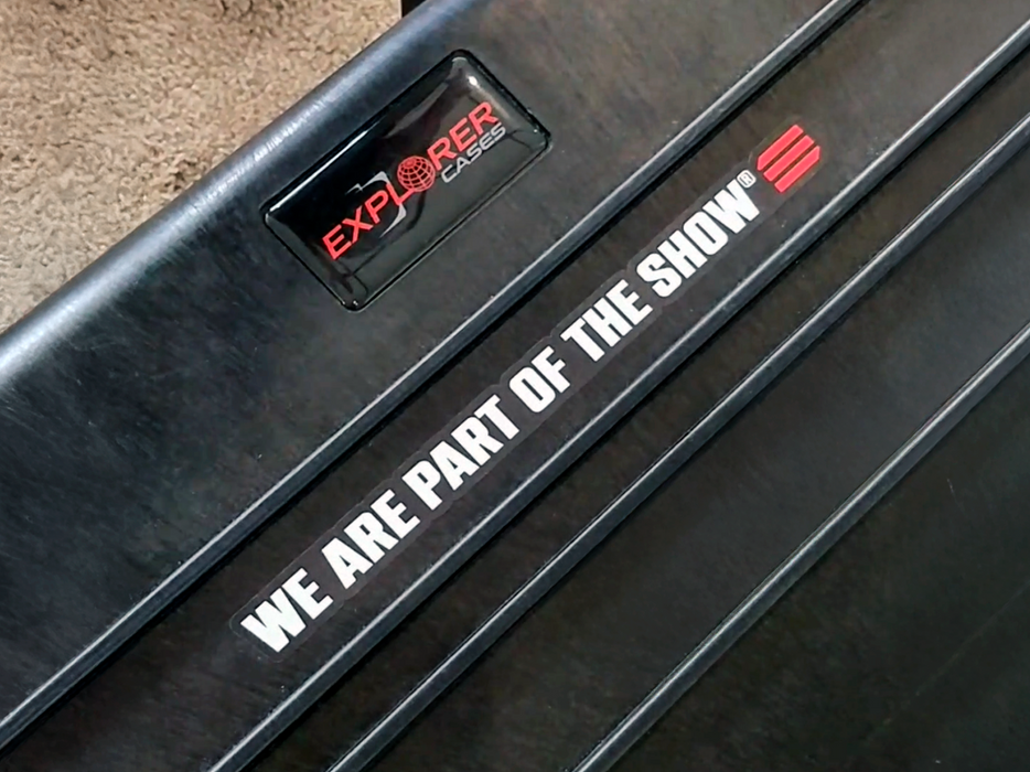 We Are Part Of The Show® Sticker (Horizontal)