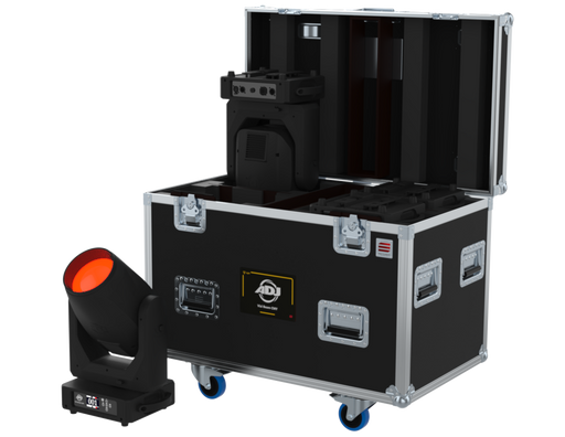 SANTOSOM Moving Head Flight Case PRO, 4x ADJ Vizi Beam CMY