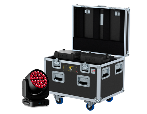 SANTOSOM Flight Case, 2x Ayrton Nando 1202 WASH + Acess
