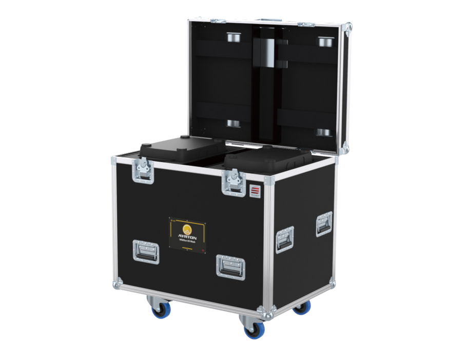 SANTOSOM Flight case PRO, 2x Ayrton WildSun K9 Wash (No Foam)